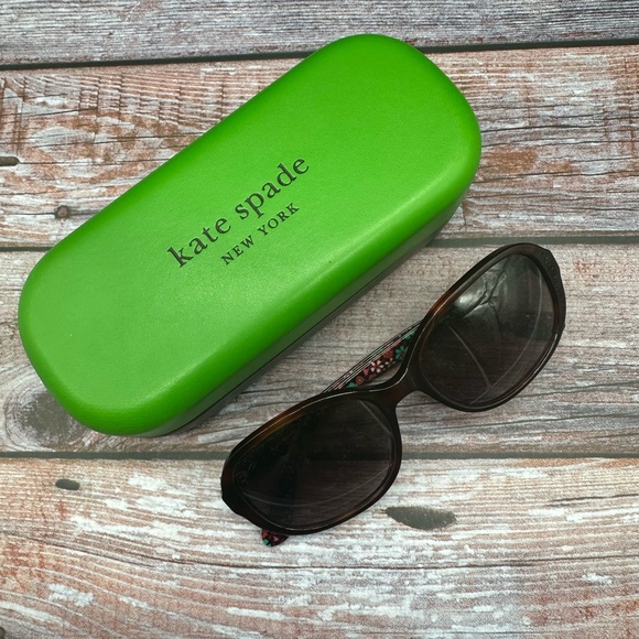 KATE SPADE | Sunglasses Havanas Gradient Brown Brand New - Picture 7 of 7